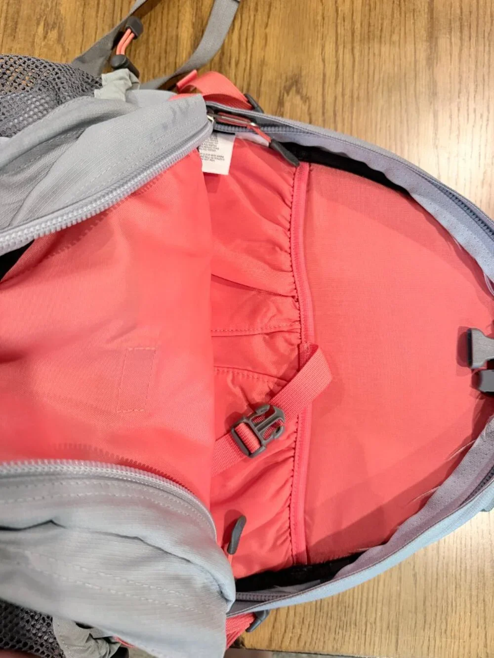 The North Face Borealis Gray/Coral Backpack
